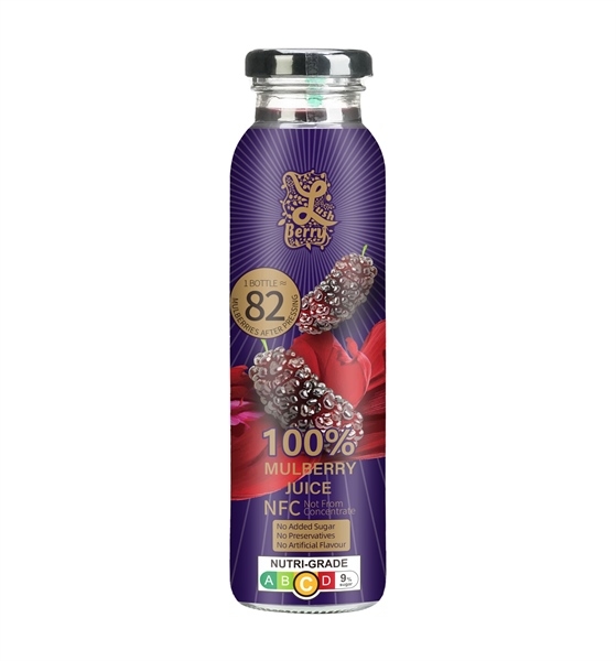 Nước ép Dâu tằm nguyên chất 100% (Mulberry Juice 100%) 245ML